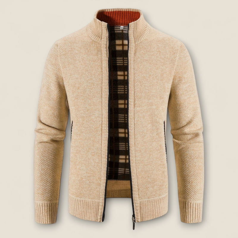 Matteo - Zip-Up Knit Sweater