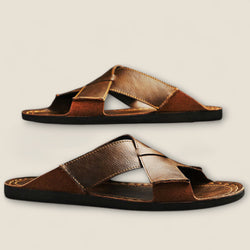 Diego - Leather Slip-On Sandals