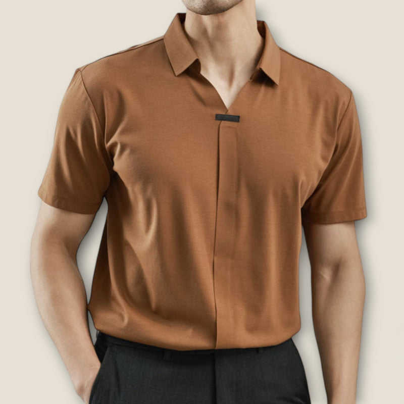 Fabio - Cotton-Silk Blend Polo
