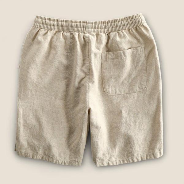 Paolo - Drawstring Linen Shorts