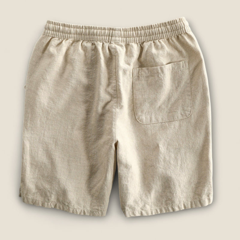 Paolo - Drawstring Linen Shorts