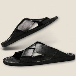Diego - Leather Slip-On Sandals