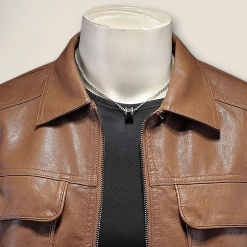 Vincenzo - Genuine Leather Jacket