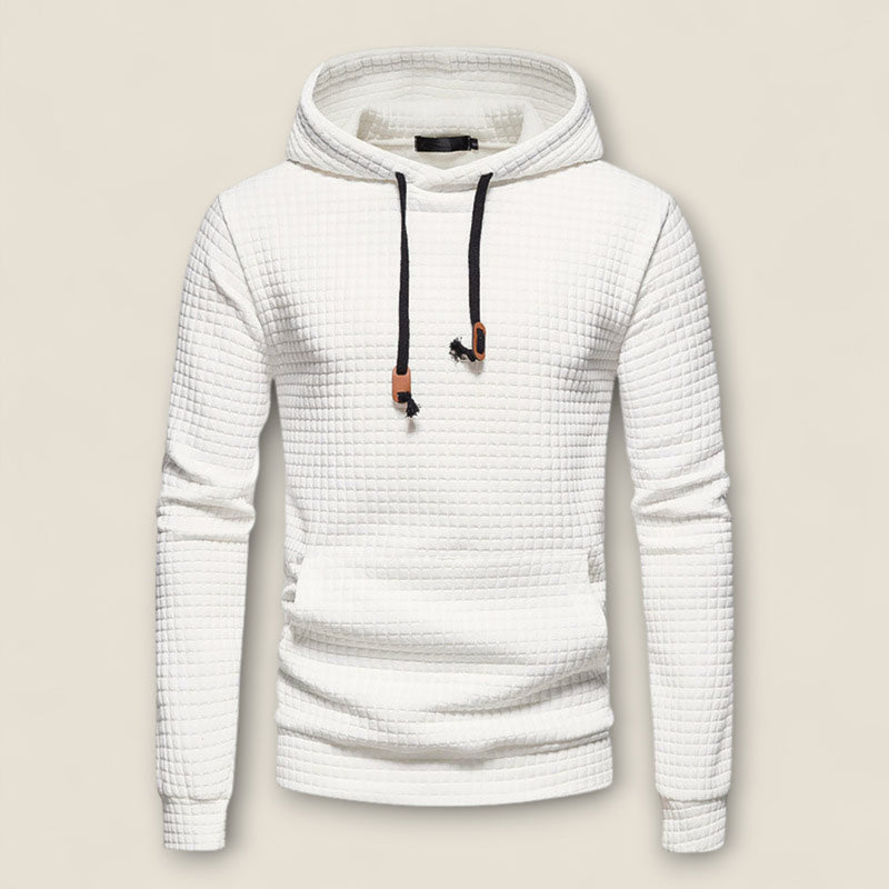 Renato - Textured Hoodie with Pullover Design