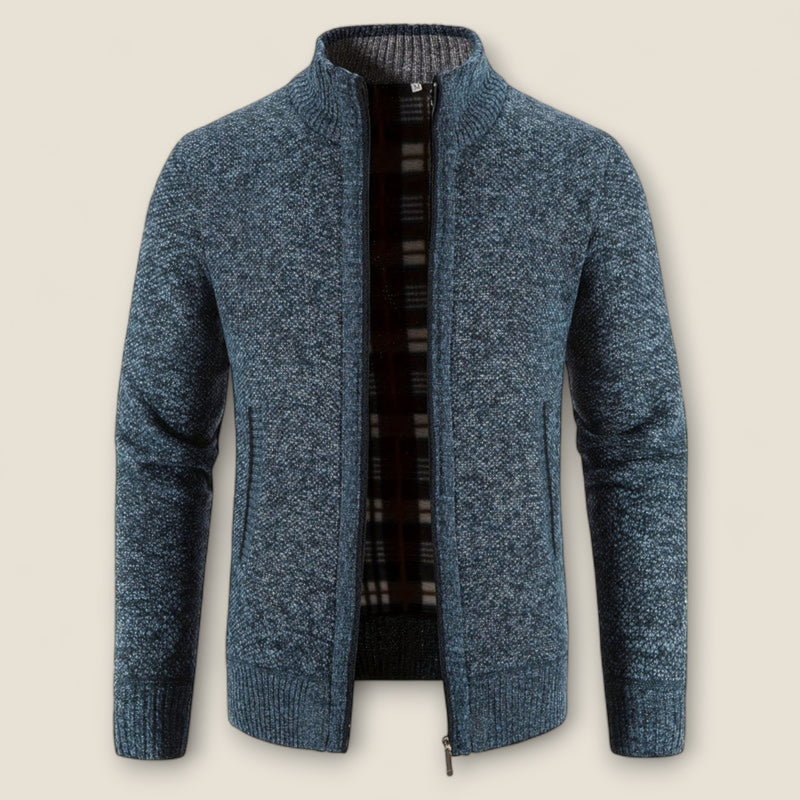 Matteo - Zip-Up Knit Sweater