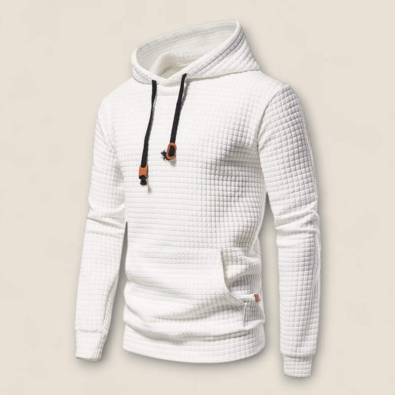 Renato - Textured Hoodie with Pullover Design