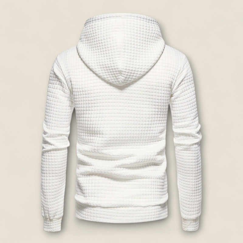 Renato - Textured Hoodie with Pullover Design
