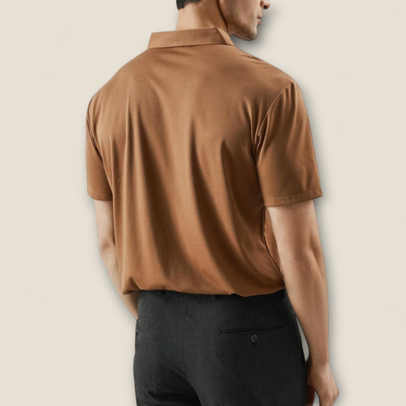Fabio - Cotton-Silk Blend Polo