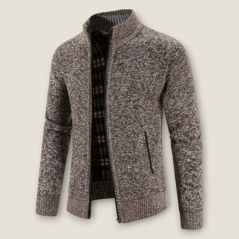 Matteo - Zip-Up Knit Sweater
