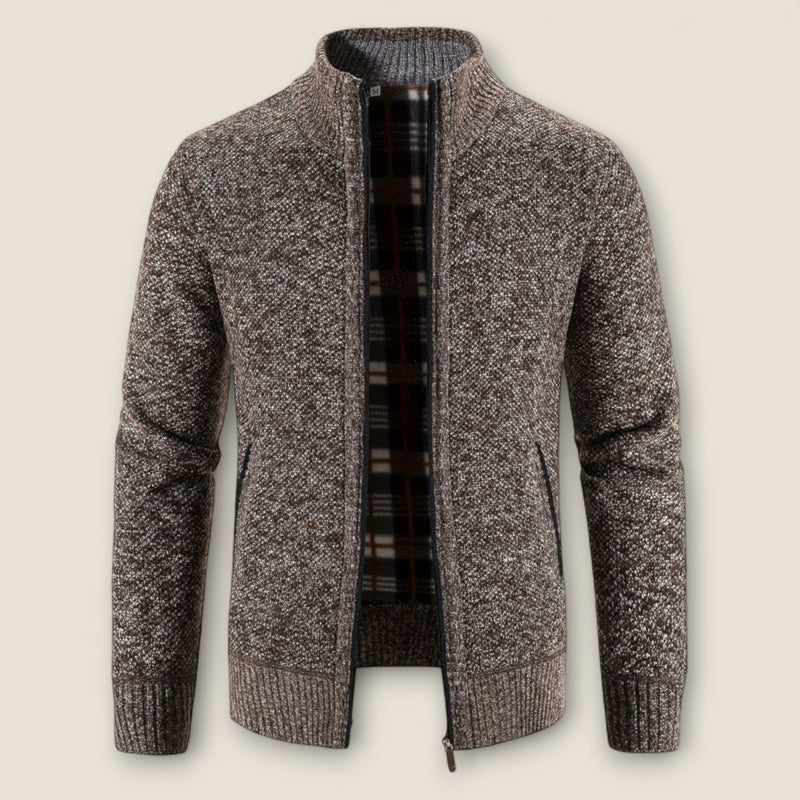 Matteo - Zip-Up Knit Sweater