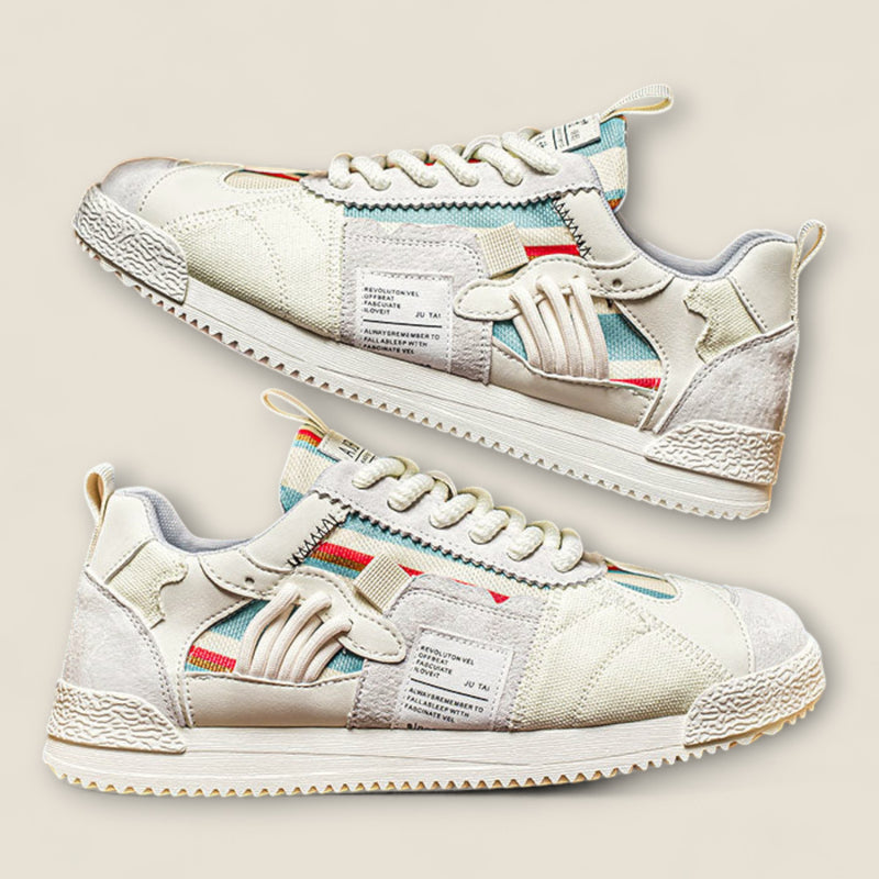 Alonzo - Y2K Retro Patchwork Sneakers