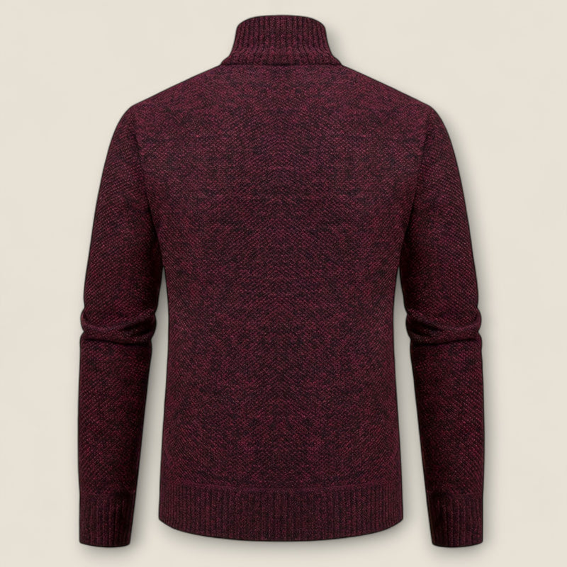 Matteo - Zip-Up Knit Sweater