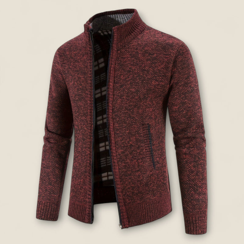 Matteo - Zip-Up Knit Sweater