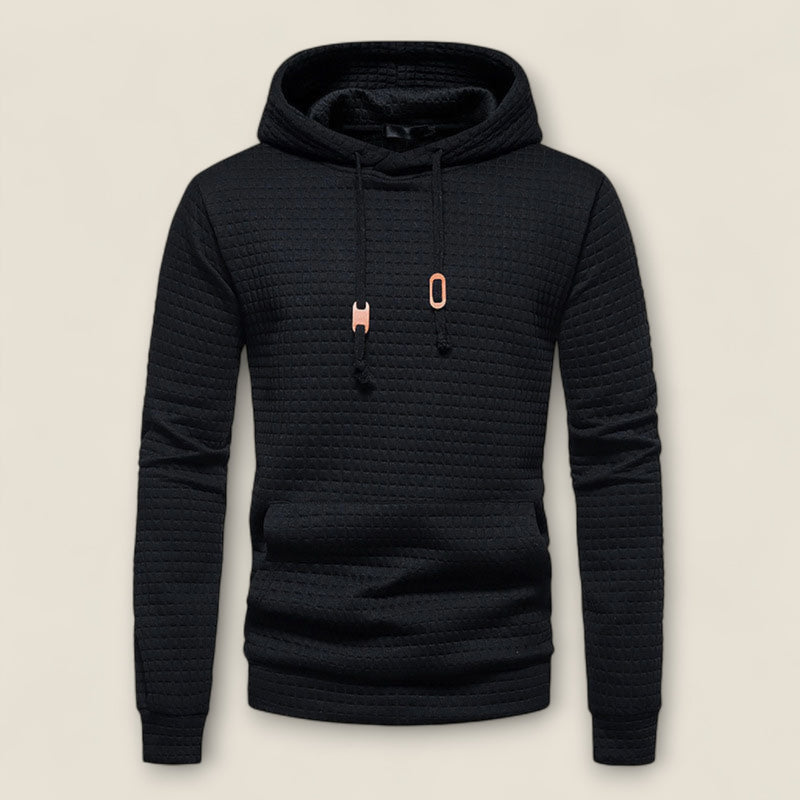 Renato - Textured Hoodie with Pullover Design