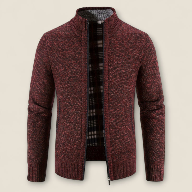 Matteo - Zip-Up Knit Sweater