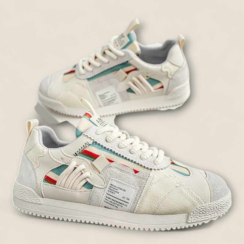 Alonzo - Y2K Retro Patchwork Sneakers