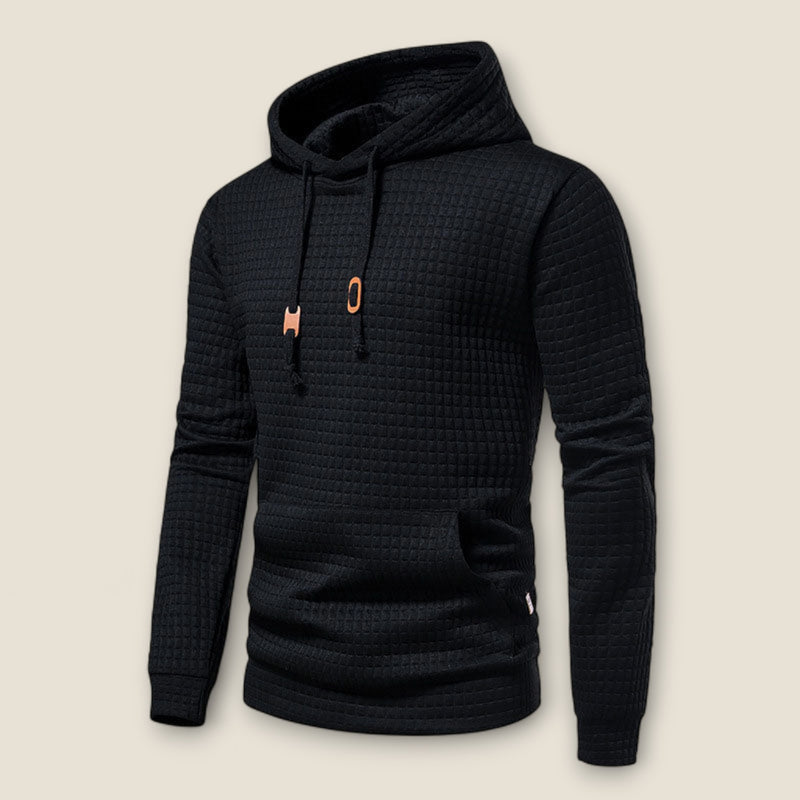 Renato - Textured Hoodie with Pullover Design