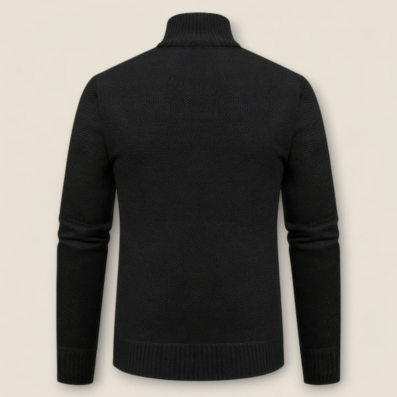 Matteo - Zip-Up Knit Sweater