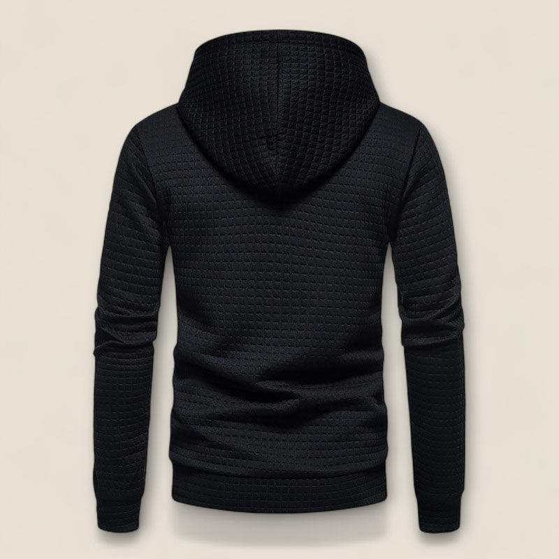 Renato - Textured Hoodie with Pullover Design