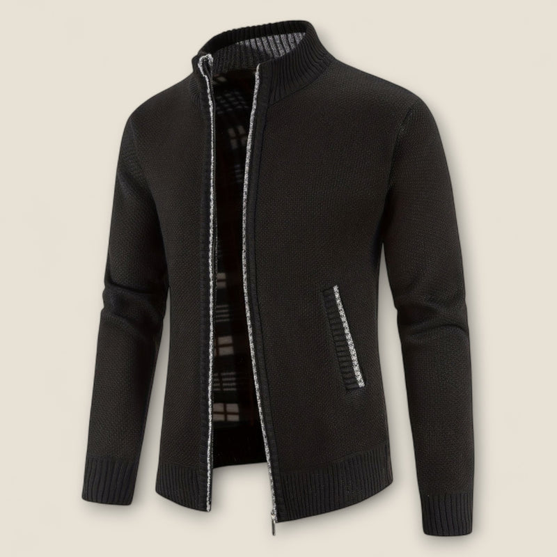 Matteo - Zip-Up Knit Sweater