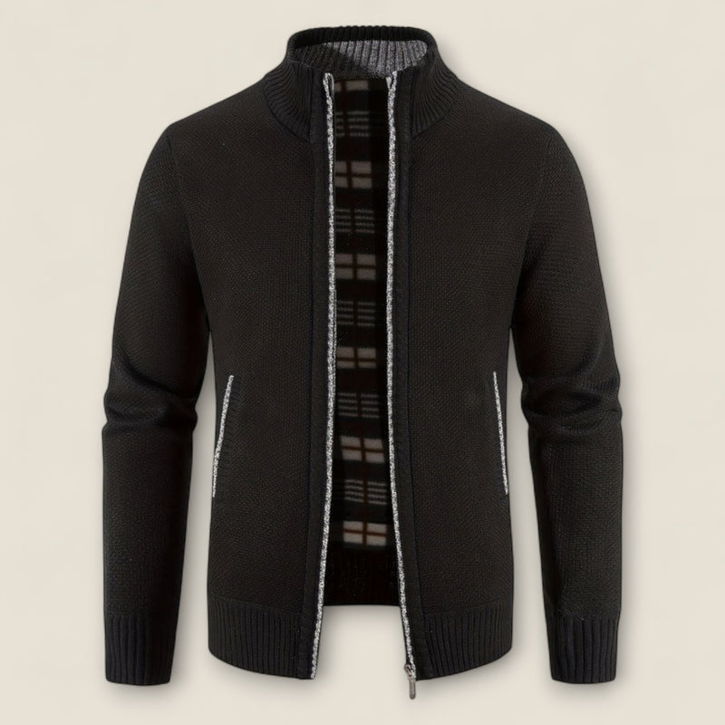 Matteo - Zip-Up Knit Sweater