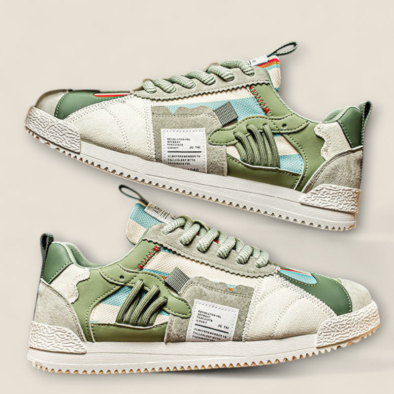 Alonzo - Y2K Retro Patchwork Sneakers