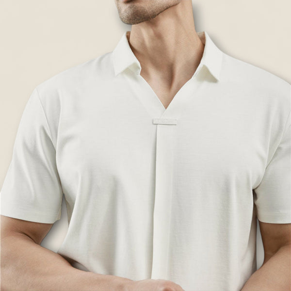 Fabio - Cotton-Silk Blend Polo