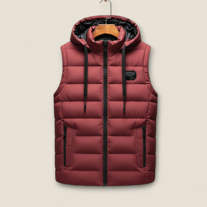 Dario - Quilted Hooded Vest