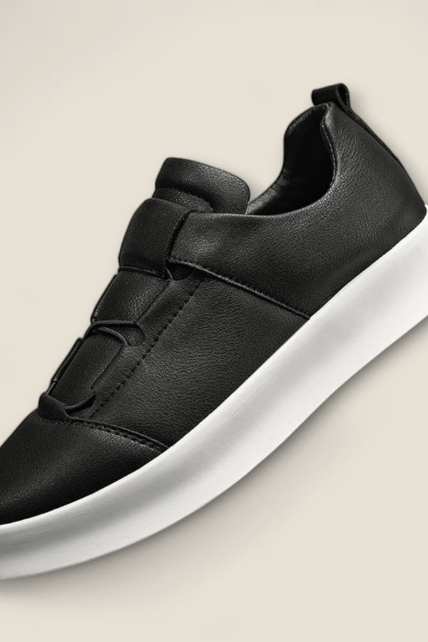 Enzo - Leather Slip-On Sneakers