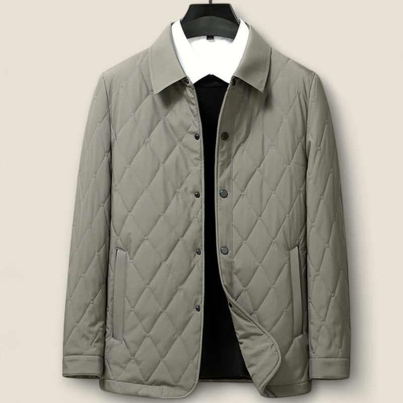 Cole - Quilted Button-Up Coat