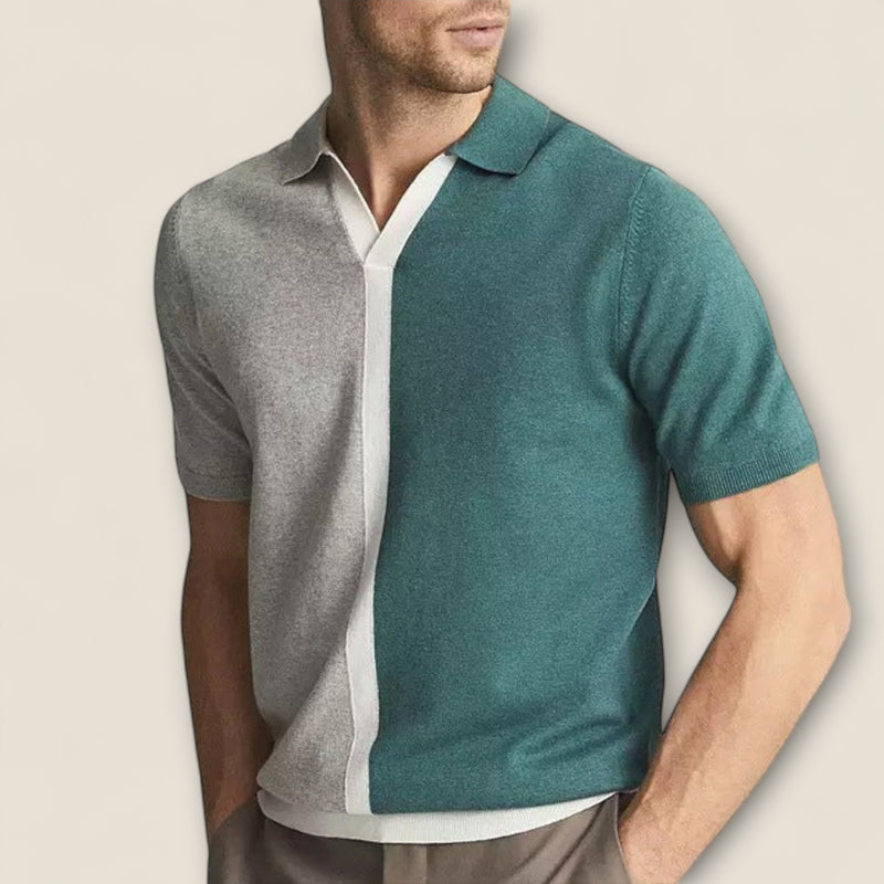 Massimo - Dual-Color Cotton Polo