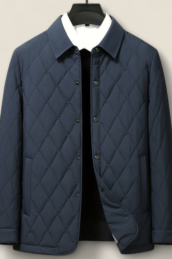 Cole - Quilted Button-Up Coat