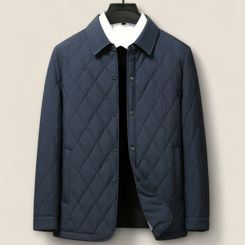Cole - Quilted Button-Up Coat