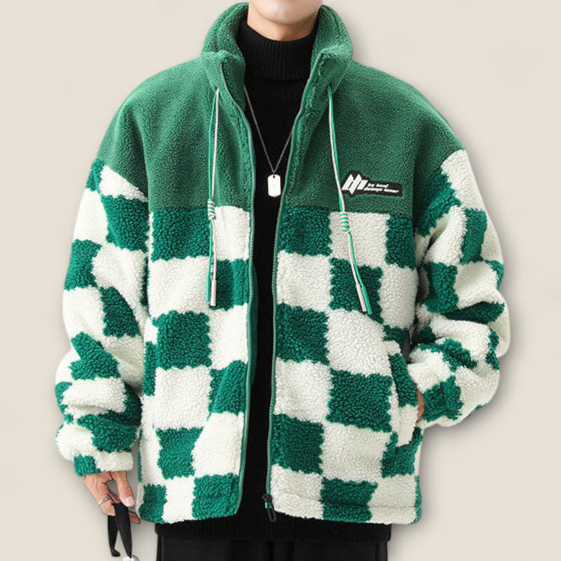 Fabrizio - Plaid Fleece Jacket