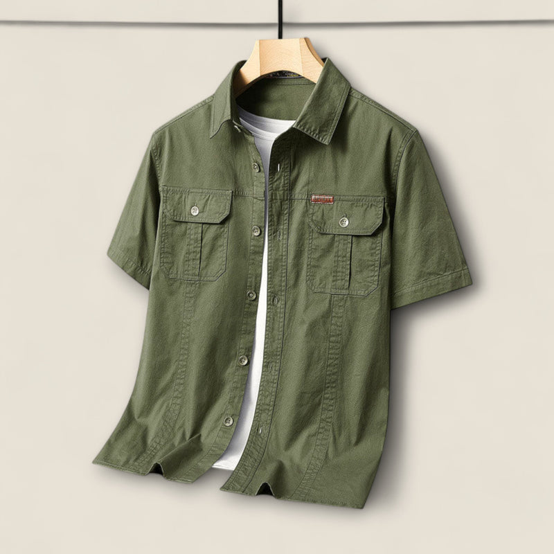 Diego - Cotton Twill Utility Shirt