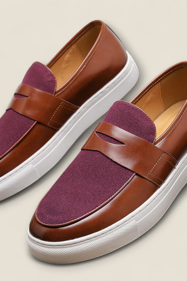 Leandro - Hybrid Leather Slip-On Shoes