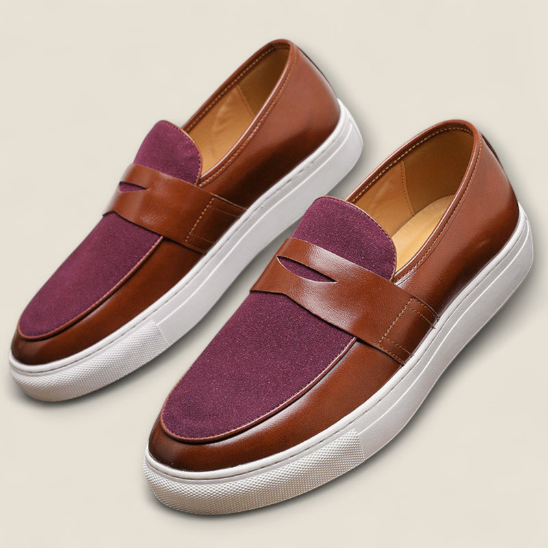Leandro - Hybrid Leather Slip-On Shoes