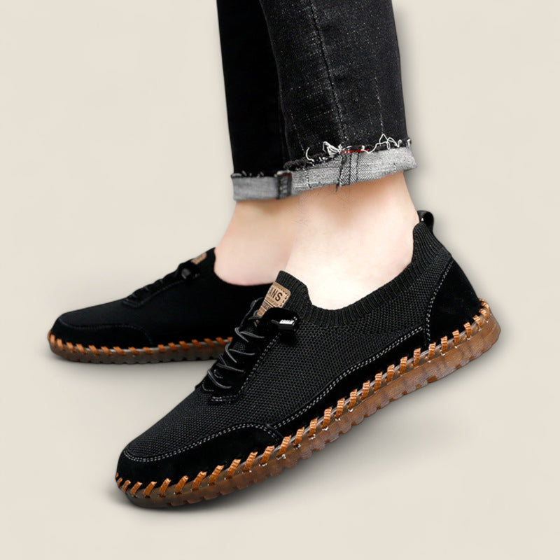 Renzo - Knit Low-Top Sneakers