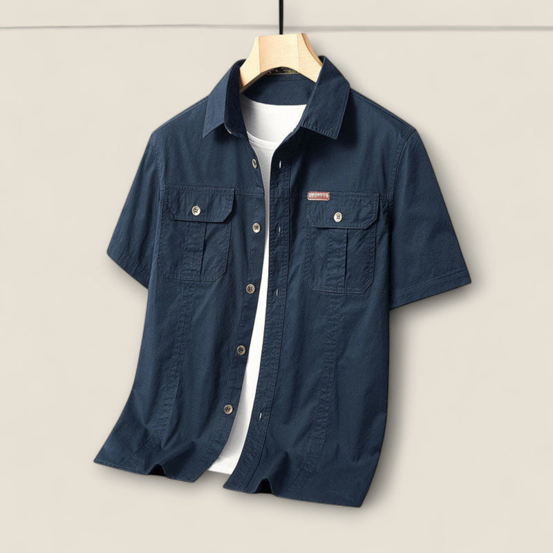 Diego - Cotton Twill Utility Shirt