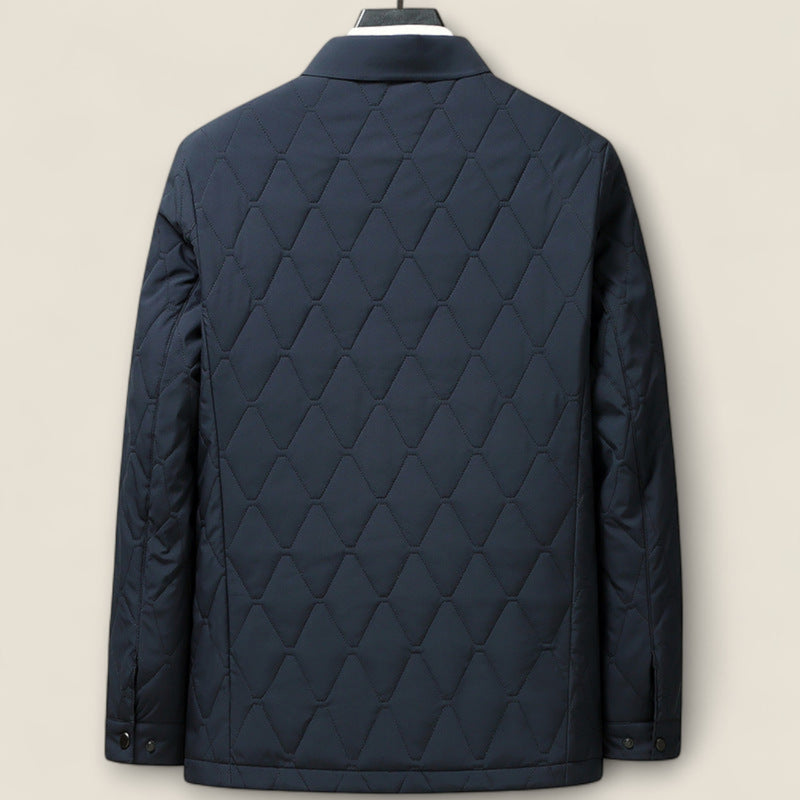 Cole - Quilted Button-Up Coat