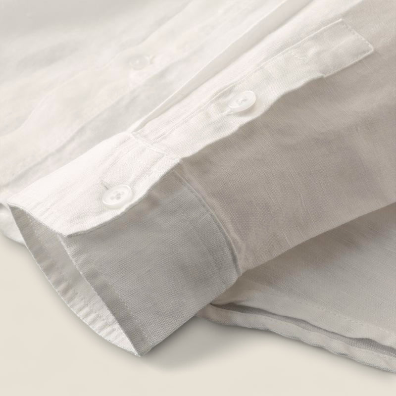 Nicolas - Linen Hooded Shirt