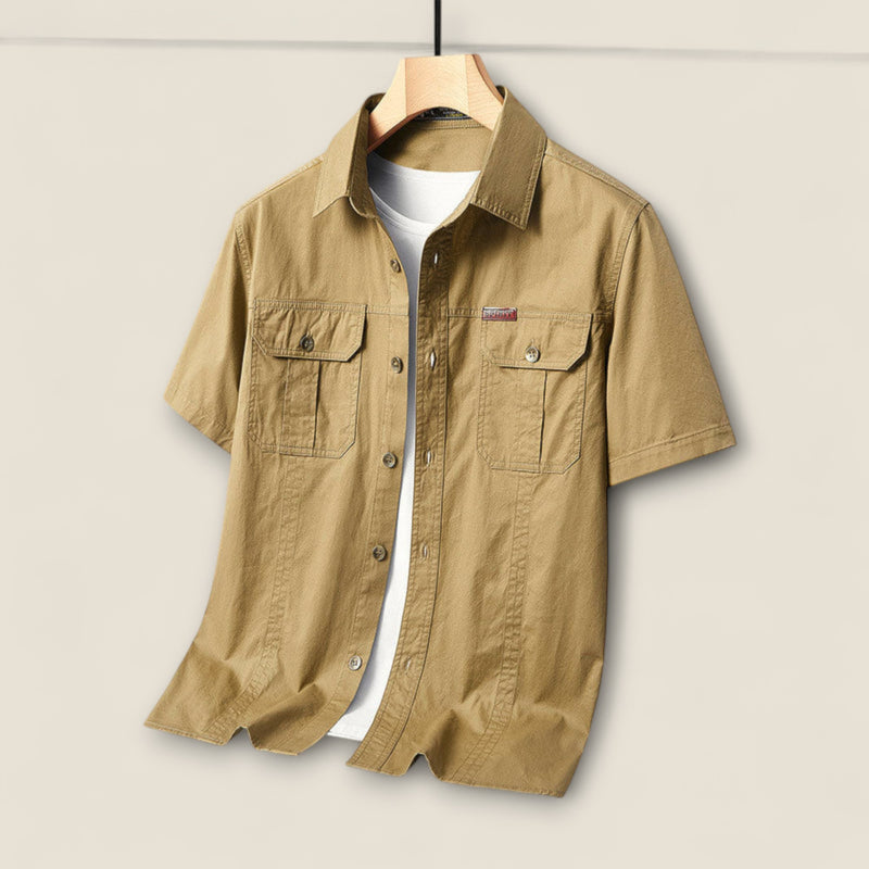 Diego - Cotton Twill Utility Shirt