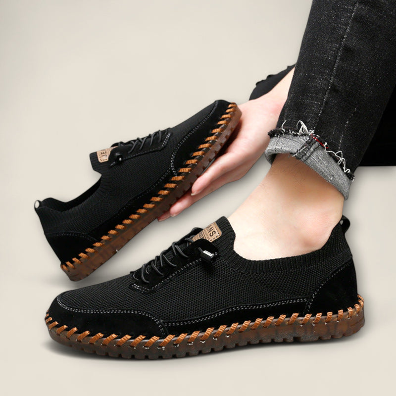 Renzo - Knit Low-Top Sneakers