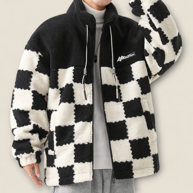 Fabrizio - Plaid Fleece Jacket