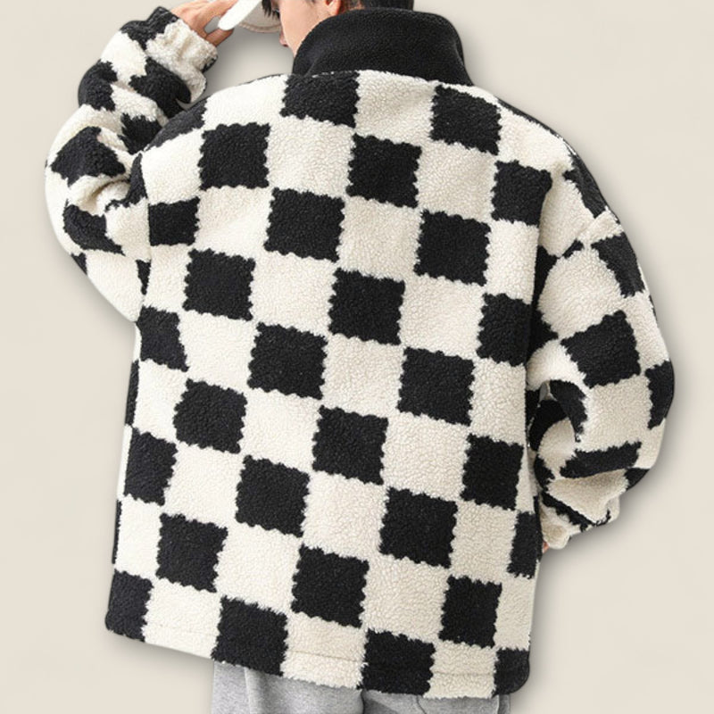 Fabrizio - Plaid Fleece Jacket