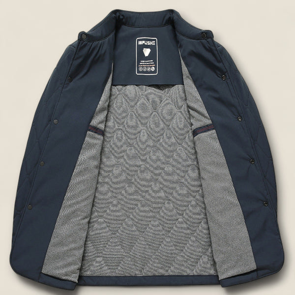 Cole - Quilted Button-Up Coat