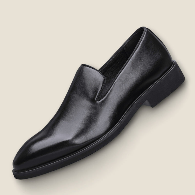Salvatore - Shiny Leather Slip-On Shoes