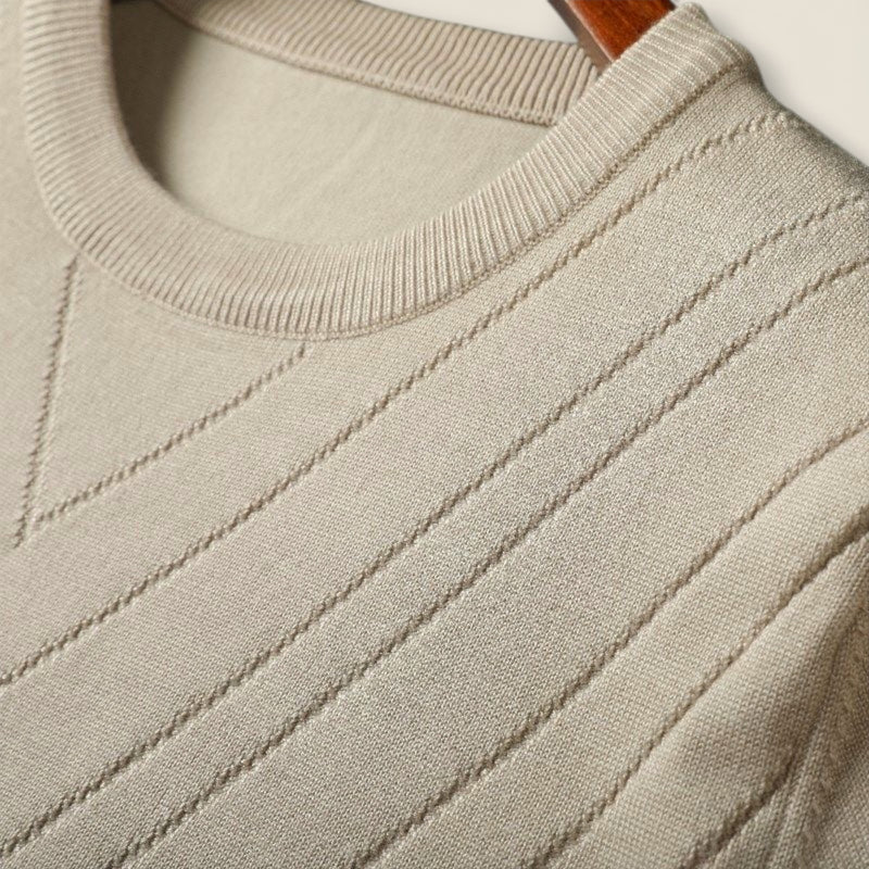 Landon - Ice Silk Knit T-Shirt