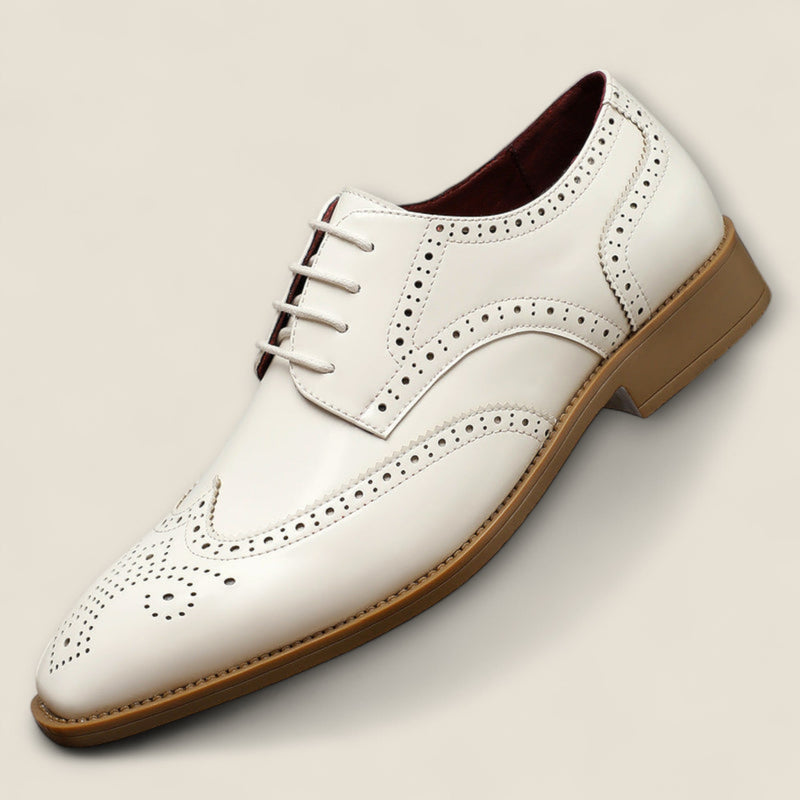 Santiago - Leather Wingtip Formal Shoes