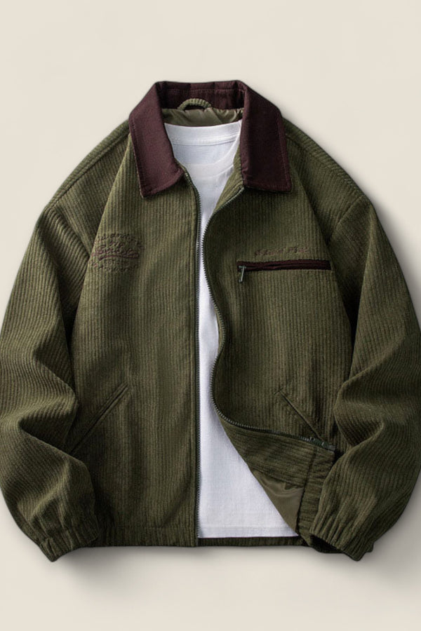 Salvador - Corduroy Zip-Up Jacket